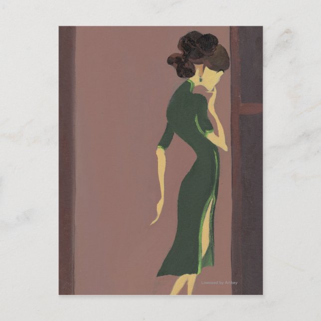 Blomande ungdomsnummer 7 vykort (Framsida)