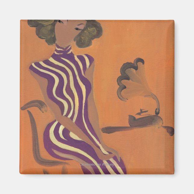 Blomande ungdomsnummer 8 magnet (Framsidan)