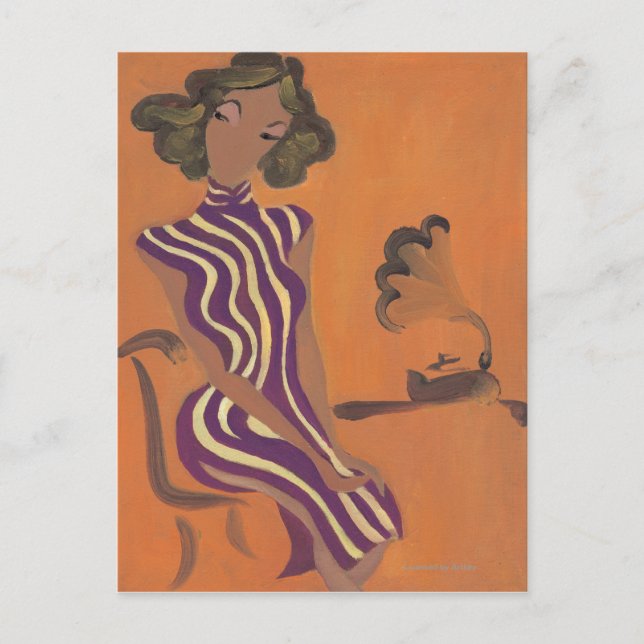 Blomande ungdomsnummer 8 vykort (Framsida)