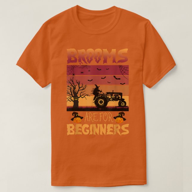 Blomar är avsedda för starttraktorns jordbrukares  t shirt (Design framsida)