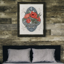 Blomastrologi och magiska Poster - Poppies