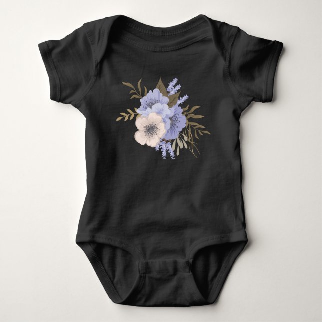 blombabydräkt t shirt (Framsida)