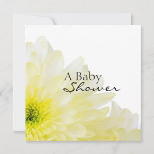 Blombabyshower Inbjudningar