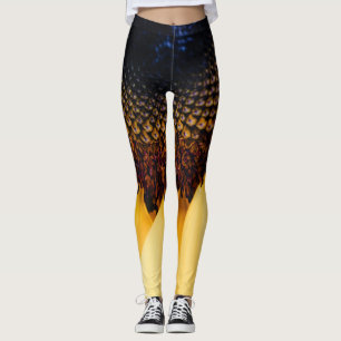 Blombalkar av Mönster Leggings