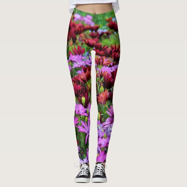 Blombalkar Leggings (Framsida)