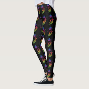Blombalkar Leggings