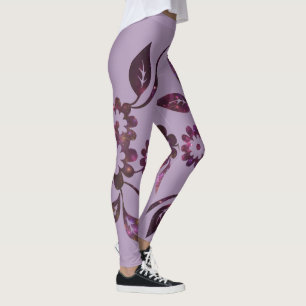 Blombalkar Leggings