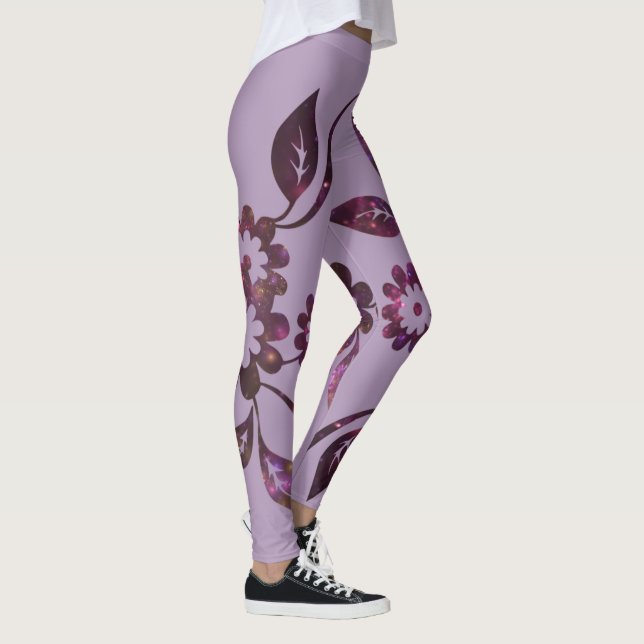 Blombalkar Leggings (Höger)