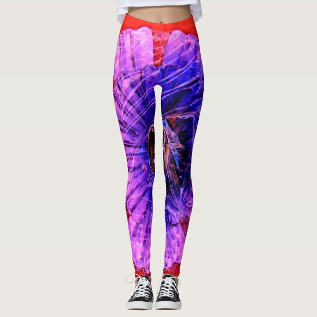 Blombalkar Leggings (Framsida)