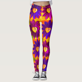 Blombalkar Leggings