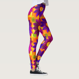 Blombalkar Leggings