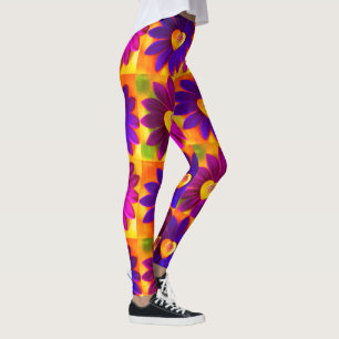 Blombalkar Leggings