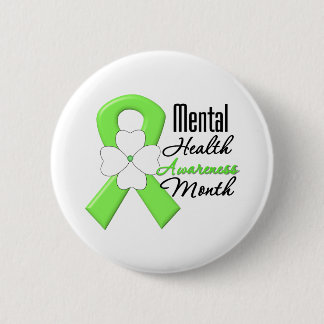 Blomband - Mental Health Awareness Månad Knapp