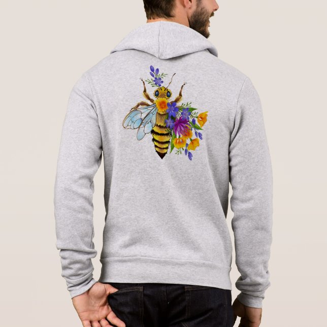 Blombin med vilda växter t shirt (Baksida)
