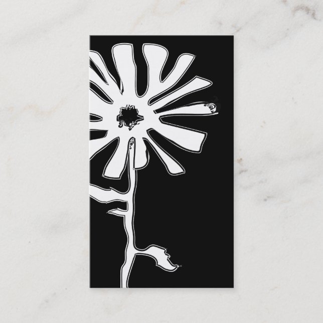 blombläckfisk visitkort (Framsida)