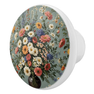 Blomblandning i vas knopp