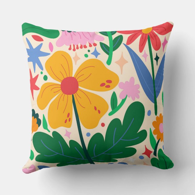 Blomblandning Kudde (Baksida)