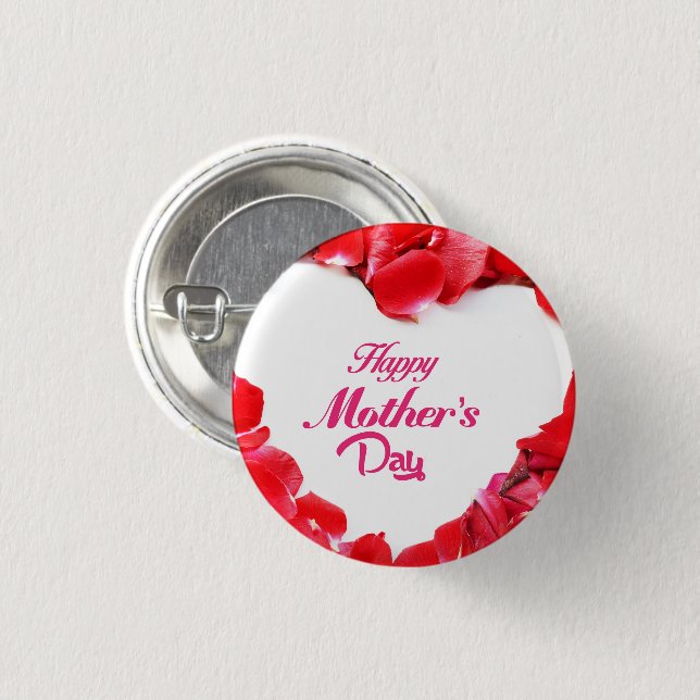 Blomblommor från skönhet knapp (Framsida & baksida)