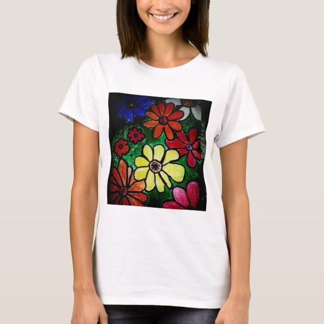 blomblomsterblommans potensblåsa t shirt (Framsida)