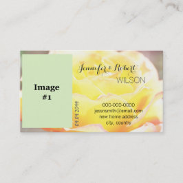 Blombrid i helgdag, trimma nya adresser visitkort