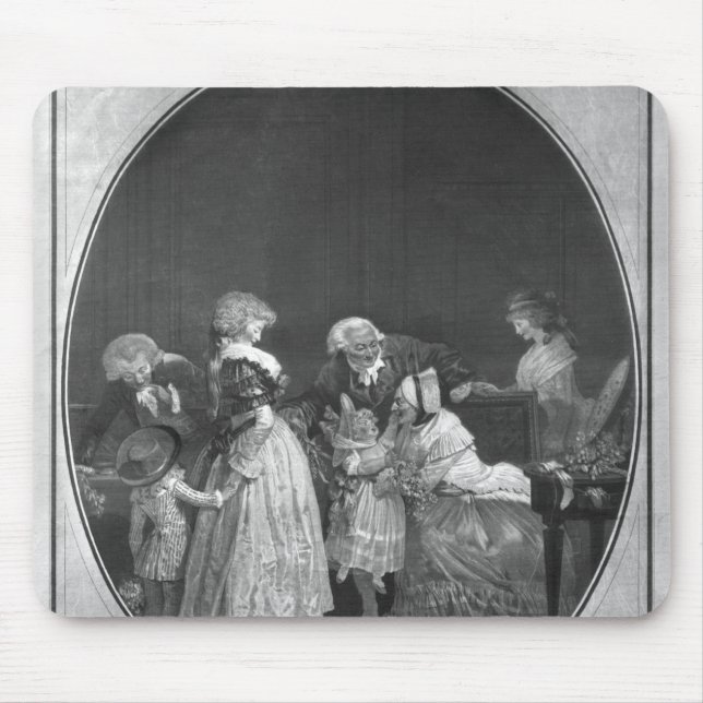 Blombukettar eller firafarmor musmatta (Framsidan)