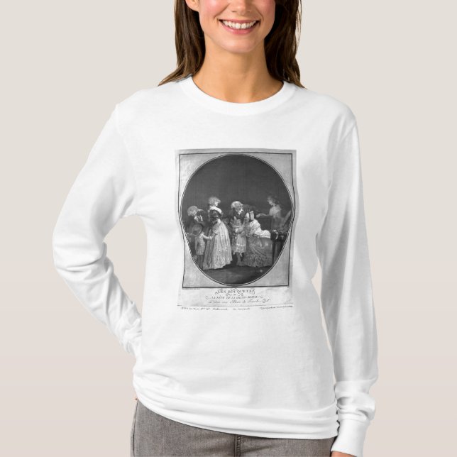 Blombukettar eller firafarmor t-shirt (Framsida)