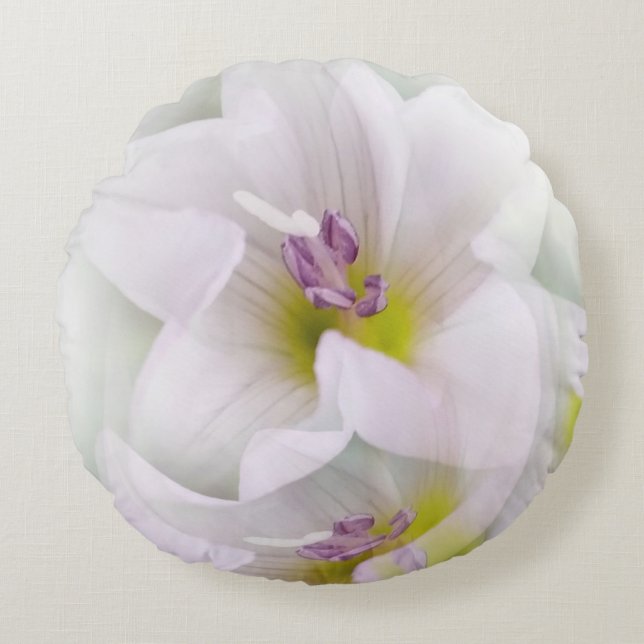 blomdans rund kudde (Framsidan)