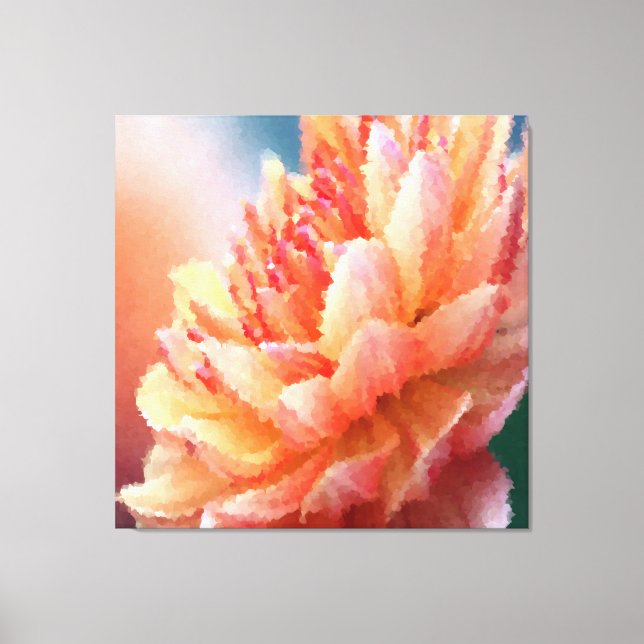 Blomdekor 78 canvastryck (Framsida)