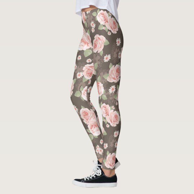 Blomdekor 80 Leggings (Vänster)