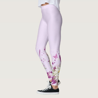Blomdekoration 72 baljväxter leggings