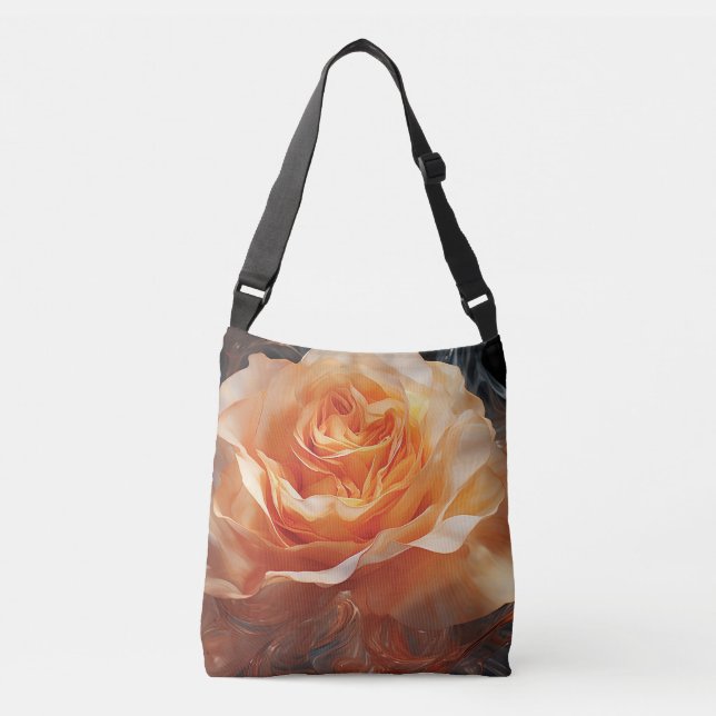 Blomdesign Axelväska (Framsida)