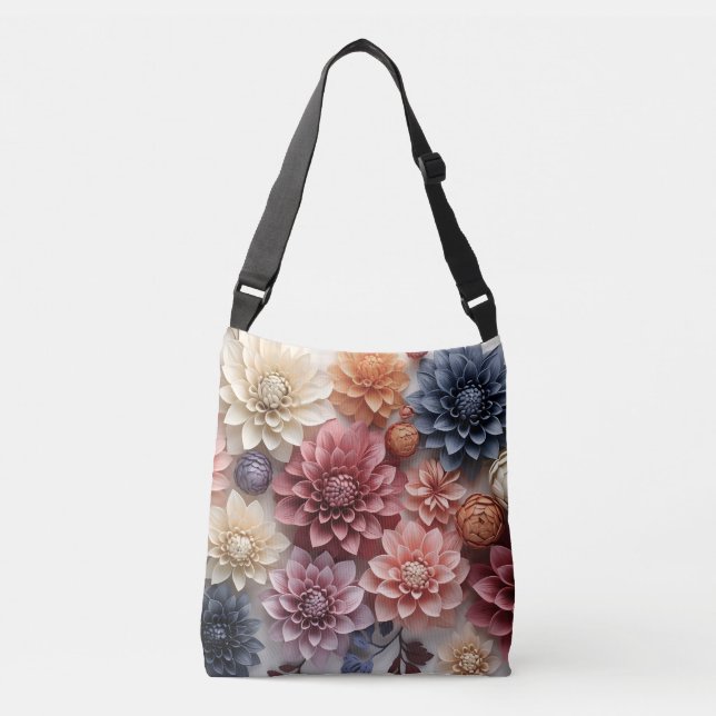 Blomdesign Axelväska (Framsida)