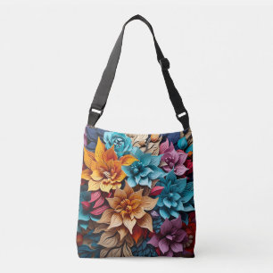 Blomdesign Axelväska