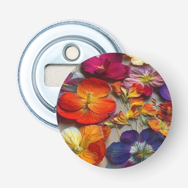 Blomdesign Flasköppnare (Framsidan)