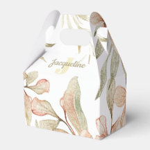 Blomdesign för monogrampastel baby rosa himlar bab