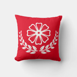 Blomdesign - Polyester Dekorativ kudde 16 tum x 16