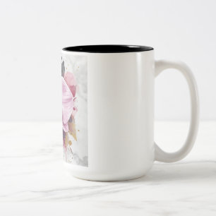 Blomdesign Två-Tonad mugg