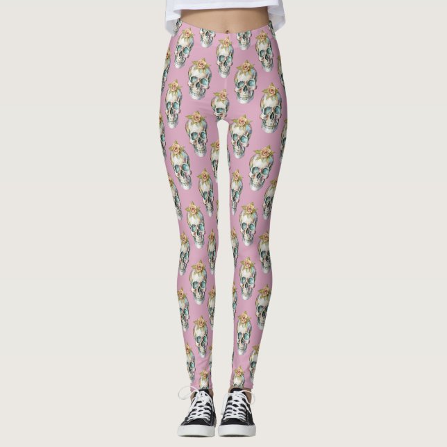 BlomDöskallar - Dusty Ro - Leggings (Framsida)