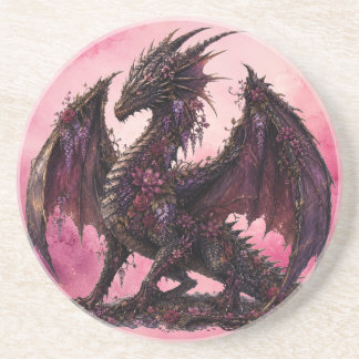 Blomdrake | Botanisk Fantasydrake Underlägg