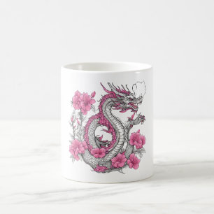 Blomdrake Kaffemugg