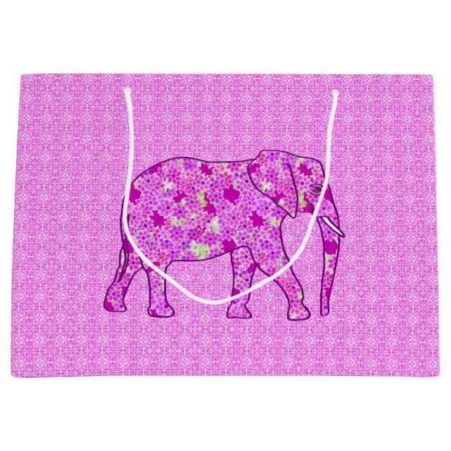 Blomelefant, Orchid och Magenta (Framsidan)