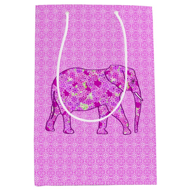 Blomelefant, Orchid och Magenta (Framsidan)