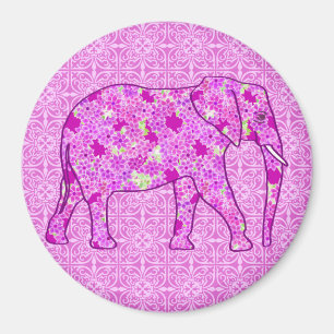 Blomelefant - orkidé och magenta magnet