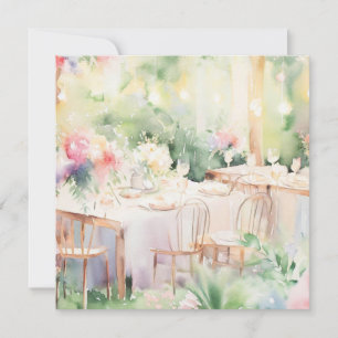Blomens glädje: Serene Blommar, en babyskabruk Inbjudningar