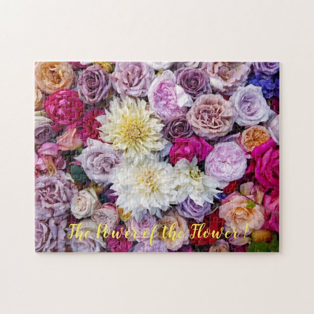 Blomens kraft pussel (Horisontell)