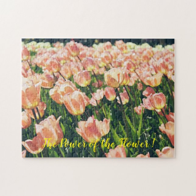 Blomens kraft pussel (Horisontell)