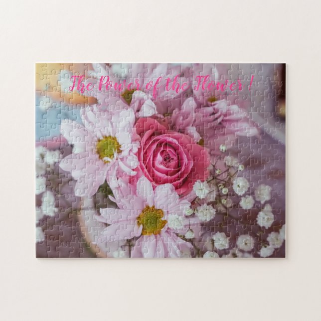 Blomens kraft pussel (Horisontell)
