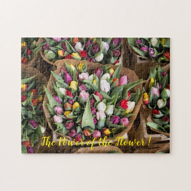 Blomens kraft pussel (Horisontell)