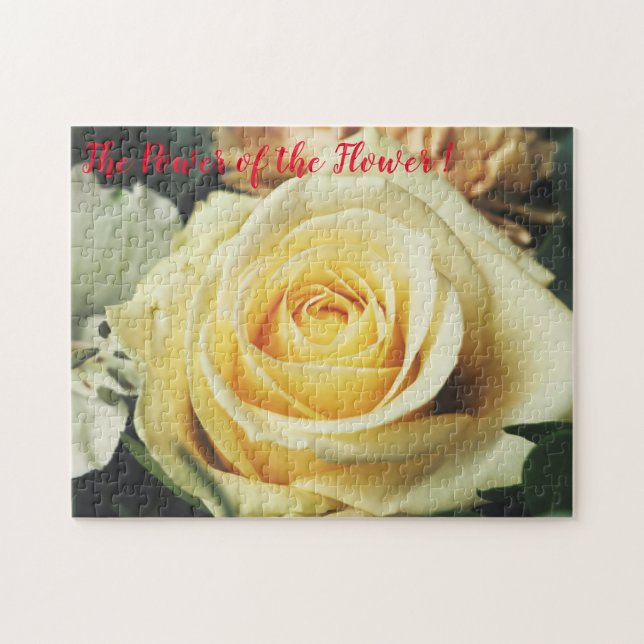 Blomens kraft pussel (Horisontell)