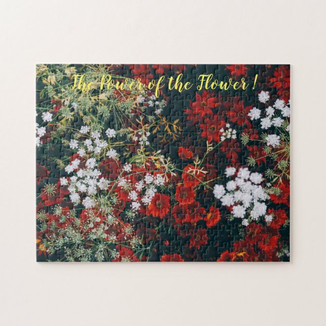 Blomens kraft pussel (Horisontell)
